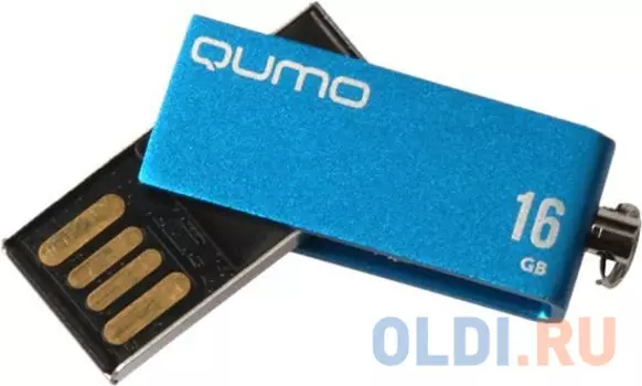 USB 2.0 QUMO 16GB Fold [QM16GUD-FLD-Blue]