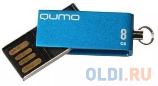 USB 2.0 QUMO 8GB Fold [QM8GUD-FLD-Blue]