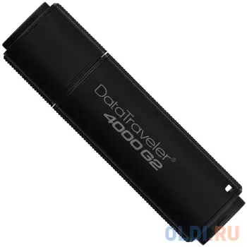 Внешний накопитель 32Gb USB Drive USB3.0 Kingston DataTraveler 4000 256 AES FIPS 140-2 Level 3 (Management Ready) черный DT4000G2DM/32GB