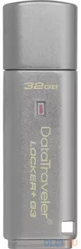 Флешка USB 32Gb Kingston DataTraveler LPG2 DTLPG3/32GB серебристый