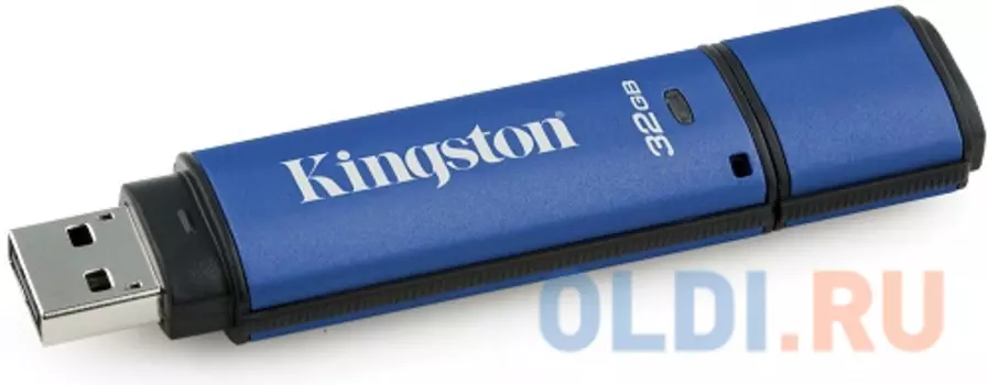 USB флешка Kingston DataTraveler Vault Privacy Datalocker 32Gb Blue (DTVP30DM/32GB)