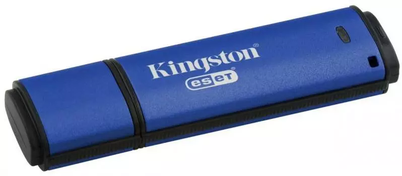 USB флешка Kingston DataTraveler Vault with Privacy 32Gb Blue (DTVP30/32GB) USB 3.1 / 250 Мб/с / 40 Мб/с