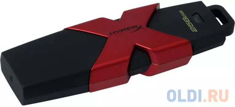USB флешка Kingston HX Savage 256Gb Black-red (HXS3/256GB)
