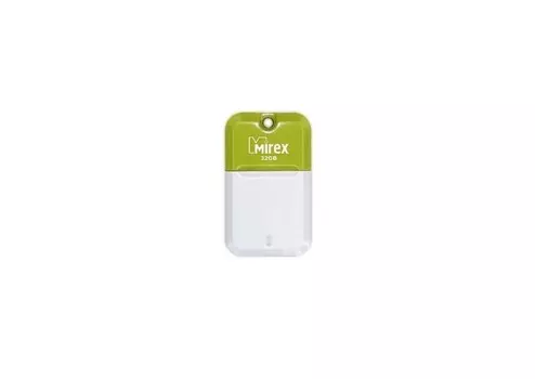 USB флешка Mirex Arton 32Gb White-green (13600-FMUAGR32) USB 2.0 / 23 Мб/с / 10 Мб/с