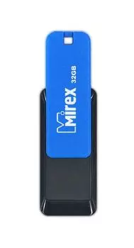 USB флешка Mirex City 32Gb Blue-black (13600-FMUCIB32) USB 2.0 / 18 Мб/с / 8 Мб/с