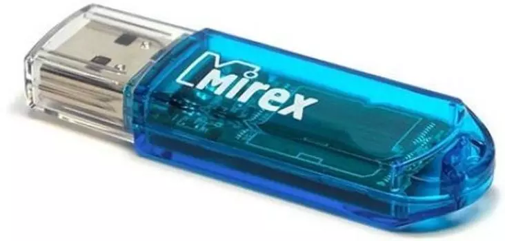 USB флешка Mirex Elf 8Gb Blue (13600-FMUBLE08) USB 2.0 / 16 Мб/с / 8 Мб/с