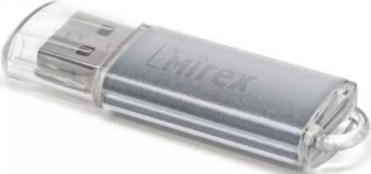 USB флешка Mirex Unit 8Gb Silver (13600-FMUUSI08) USB 2.0 / 16 Мб/с / 8 Мб/с