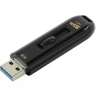 USB флешка Silicon Power Blaze B21 8Gb Black (SP008GBUF3B21V1K) USB 3.1