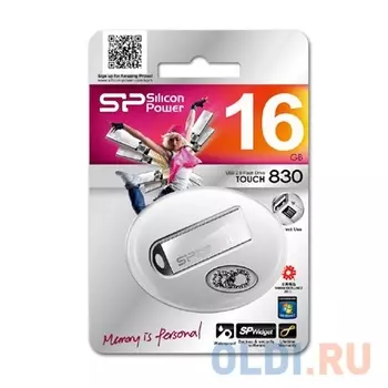 USB флешка Silicon Power Touch 830 16GB Silver (SP016GBUF2830V1S)
