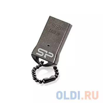 Внешний накопитель 8GB USB Drive Silicon Power Touch T01 Black (SP008GBUF2T01V1K)