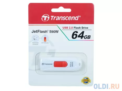 Внешний накопитель 64GB USB Drive Transcend 590W (TS64GJF590W)