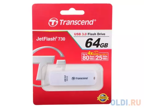 Внешний накопитель 64GB USB Drive <USB 3.0 Transcend 730 (TS64GJF730)