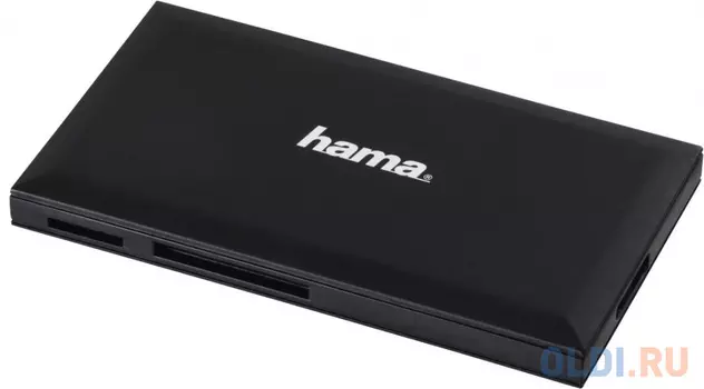 Устройство чтения карт памяти USB3.0 Hama Multi черный 181018