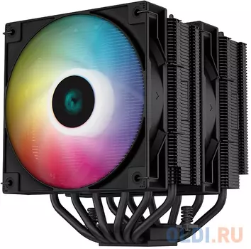 Устройство охлаждения(кулер) Deepcool AG620 Bk ARGB Soc-AM5/AM4/1151/1200/2066/1700 4-pin 15-29dB Al+Cu 260W 1300gr LED Ret