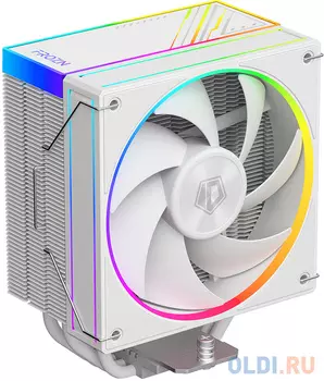 Устройство охлаждения(кулер) ID-Cooling Frozn A410 ARGB Wh Soc-AM5/AM4/1151/1200/2066/1700 4-pin Al+Cu 230W 730gr LED Ret
