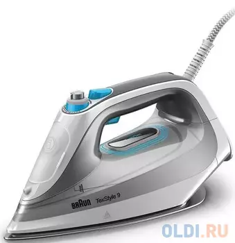 Утюг Braun SI9270WH, 3000Вт, белый/ серый [0127404104]