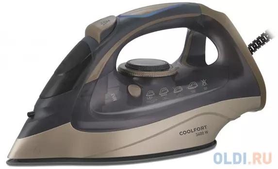 Утюг COOLFORT CF-3410, 3400Вт, сиреневый/золотистый