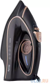 Утюг Domfy DSC-EI901 3000Вт чёрный золотистый
