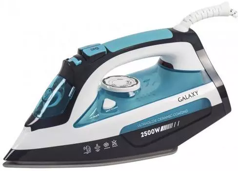 Утюг Galaxy GL6123 Black-blue 2500 Вт, 470 мл, 230 г/мин