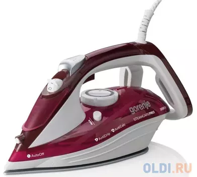 Утюг Gorenje SIH3000RBC 3000Вт белый красный