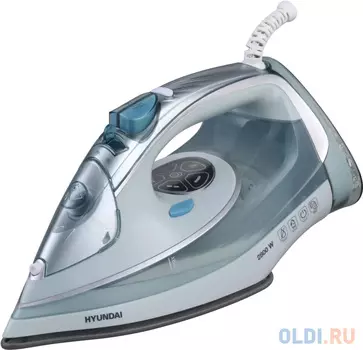 Утюг Hyundai H-SI01340, 2800Вт, голубой/белый