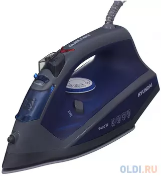 Утюг Hyundai H-SI01789, 2400Вт, серый/темно-синий