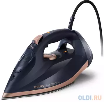 Утюг Philips DST7510/80 3200Вт синий золотистый