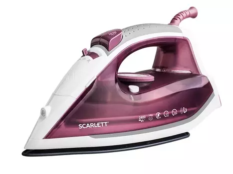 Утюг SCARLETT SC-SI30K20 Pink 2400 Вт, 320 мл, 140 г/мин