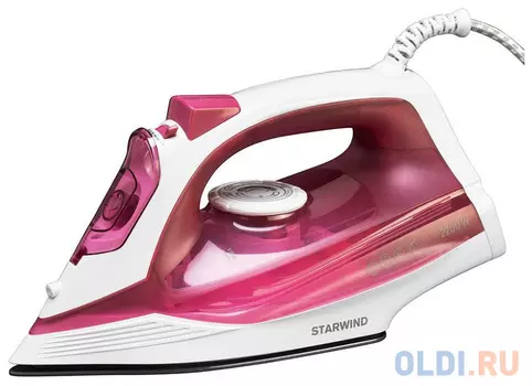 Утюг StarWind SIR2285 2200Вт белый розовый