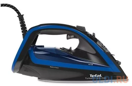 Утюг Tefal FV5688E0 2800Вт черный/синий