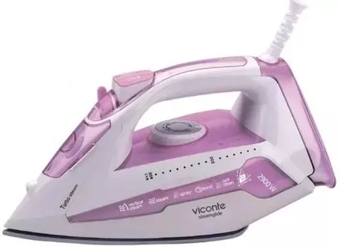 Утюг Viconte VC-436 Pink 2900 Вт, 400 мл, 140 г/мин