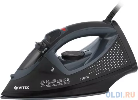 Утюг Vitek VT-8346, 2400Вт, черный