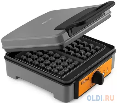 Вафельница KitFort КТ-1694, серый