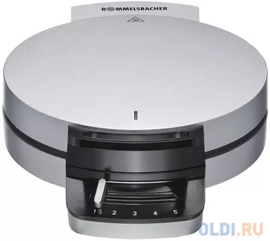 Вафельница Rommelsbacher WA 750 серебристый