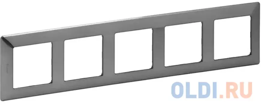 Valena LIFE. Рамка "Сталь". 5-постовая универсальная