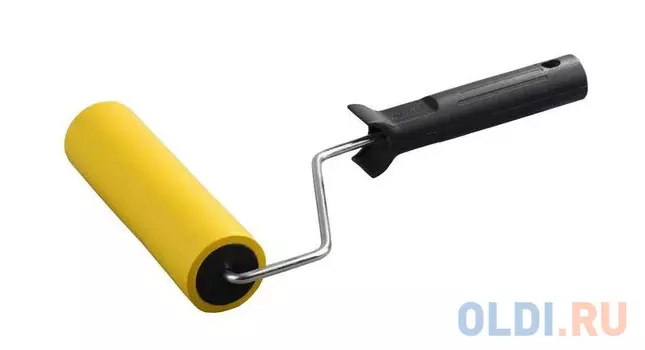 Валик прижимной STAYER "MASTER" 0391-18 в сборе, резиновый, бюгель 6мм, 46x180мм