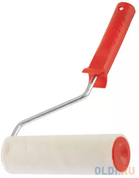 Валик "ВЕЛЮР" PRO, 180 мм, ворс 4 мм, D 48мм, D ручки - 8мм, шерсть 50%, полиакрил 50%// MTX