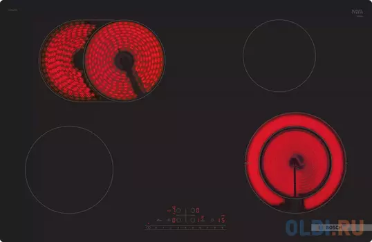 Варочная панель электрическая Bosch PKN811FP2E черный