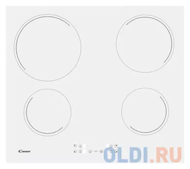 Варочная панель электрическая Candy CH64CCW белый