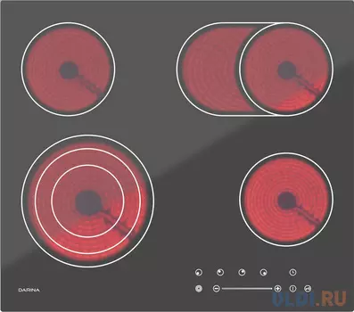 Варочная панель электрическая Дарина 4P E 329 B черный
