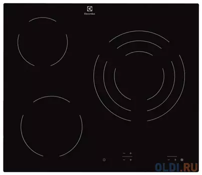 Варочная панель электрическая Electrolux EHF6232IOK черный