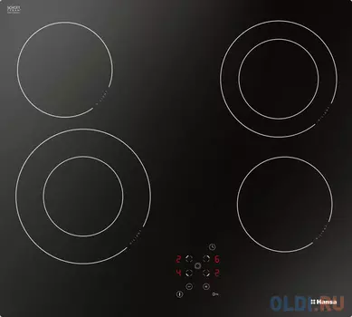 Варочная панель электрическая Hansa BHC66506 черный