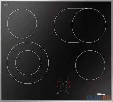 Варочная панель электрическая Hansa BHCI66706 черный