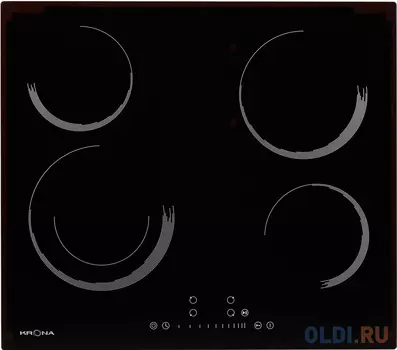 Варочная панель электрическая Krona ORSA 60 BL черный