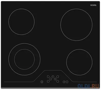 Варочная панель электрическая Vestel VH64E222B черный
