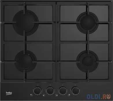 Варочная панель газовая Beko HILG 64325 SDX черный
