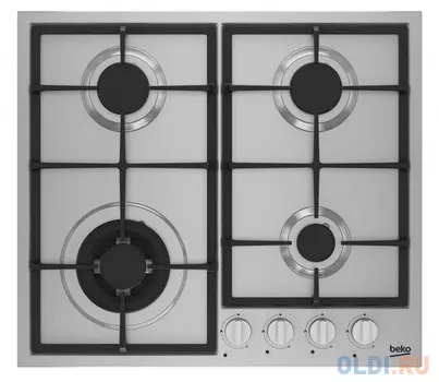 Варочная панель газовая Beko HIYG 64225 SXO нержавеющая сталь