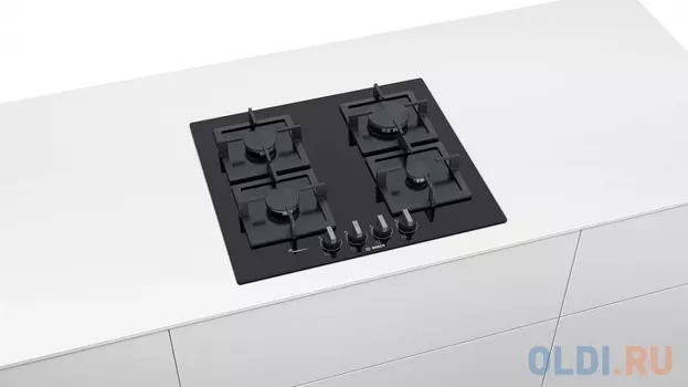 Варочная панель газовая Bosch PPP6A6B20 черный