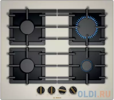 Варочная панель газовая Bosch PPP6B1B90R жемчужный
