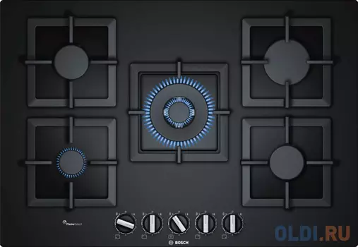 Варочная панель газовая Bosch PPQ7A6B20 черный